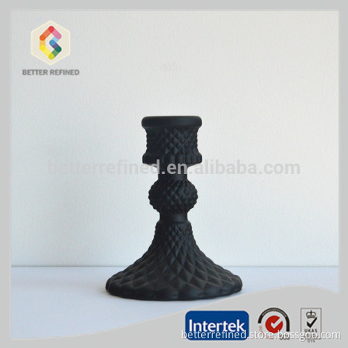 Crystal glass candle holders taper wholesale